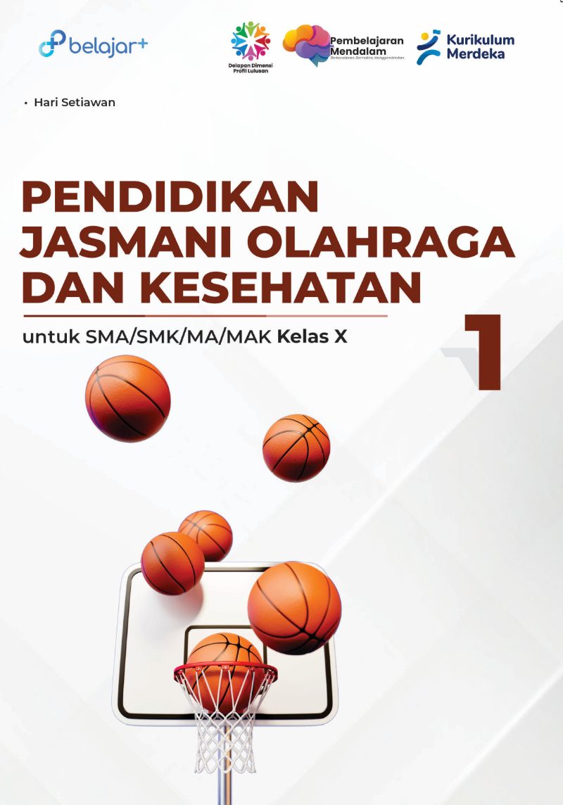 Sampul buku PJOK 10